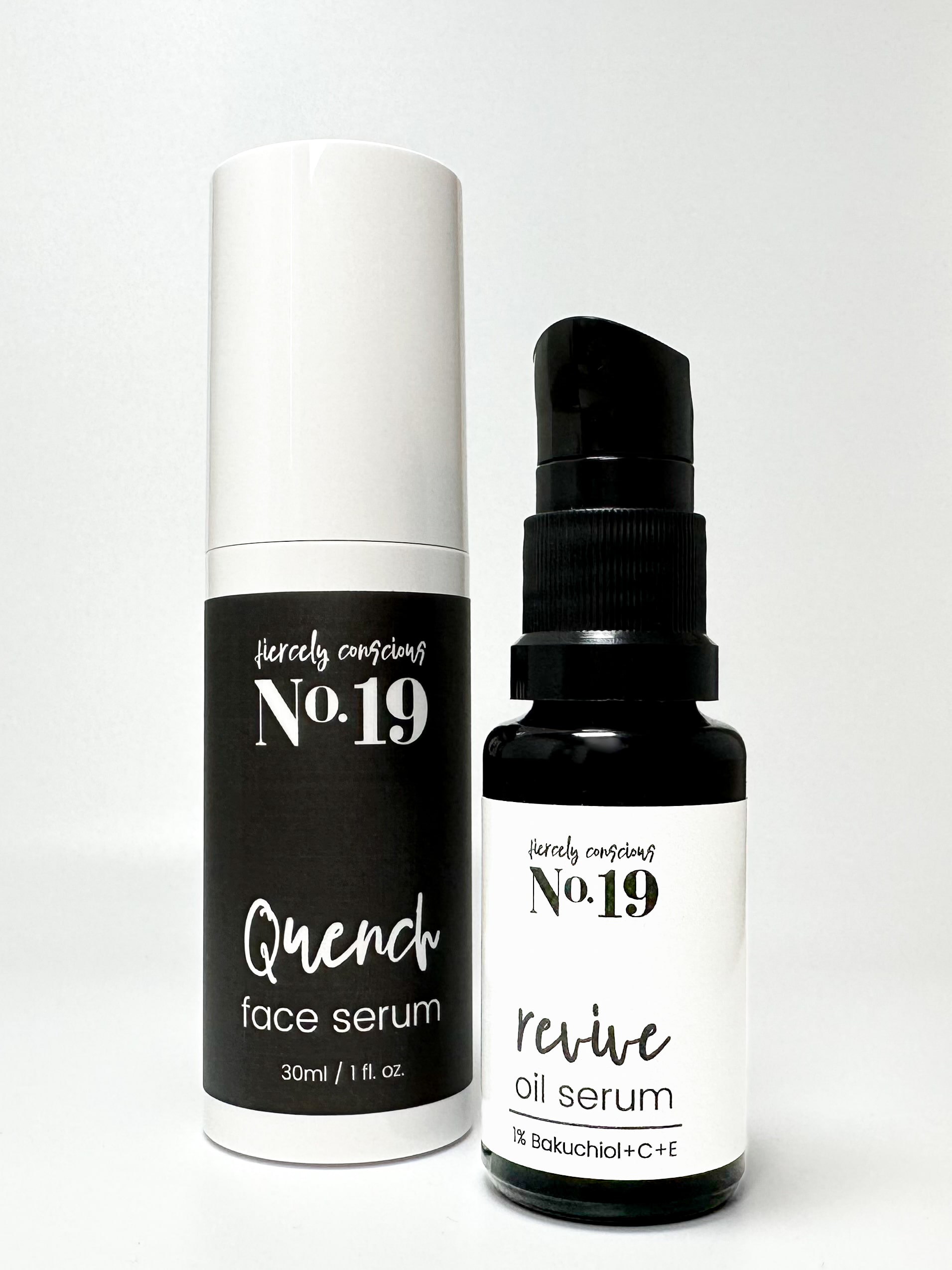 Quench Face Serum & Revive Oil Serum